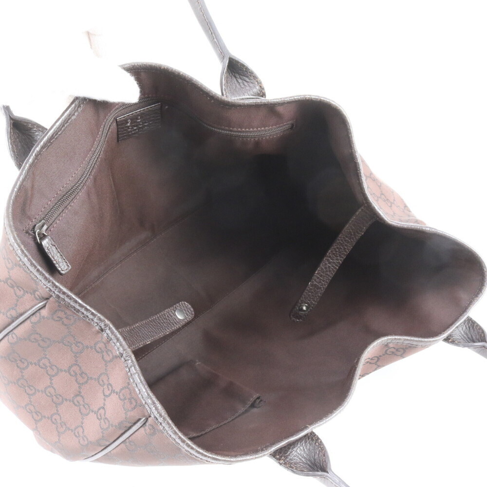 GUCCI Authentic Brown Leather Shoulder Bag - Picture 7 of 9